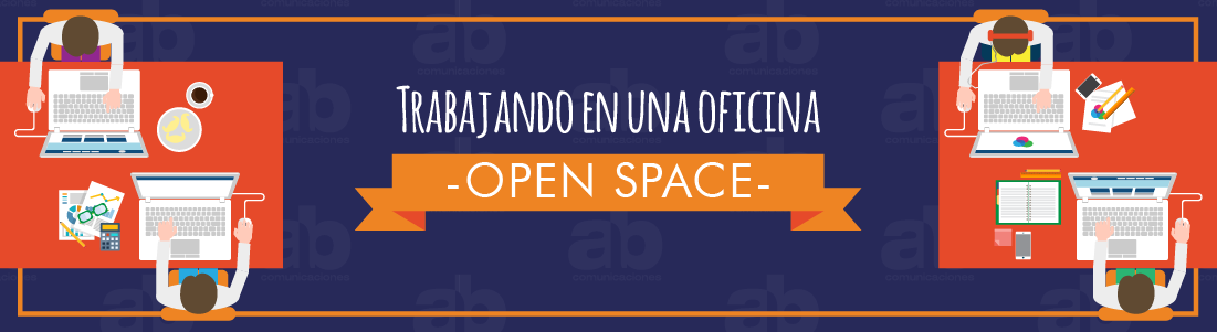 Trabajando en una oficina: open space